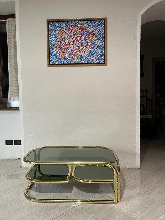 Morex - Middentafel - Rookglas en een geslepen spiegel., Antiek en Kunst, Antiek | Meubels | Stoelen en Sofa's