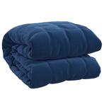 Rusteloze benen? Verzwaringsdeken -40%! Topdeal voor seni..., Huis en Inrichting, Deken of Dekbed, Verzenden, Blauw, Nieuw
