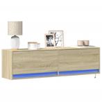 vidaXL Tv-wandmeubel met LED-verlichting 140x31x38 cm sonoma, Huis en Inrichting, Verzenden, Nieuw