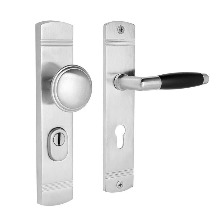 Retro buitendeurbeslag knop/klink PC72 mat nikkel, Doe-het-zelf en Bouw, Hang- en Sluitwerk, Klink of Kruk, Nieuw, Overige materialen