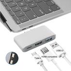 3 in 1 USB-C Hub voor Macbook Pro / Air - USB 3.0 / Type C /, Computers en Software, Verzenden, Nieuw