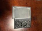 Antique Chinese Scholar’s Inkstone Set with Dragon Relief &
