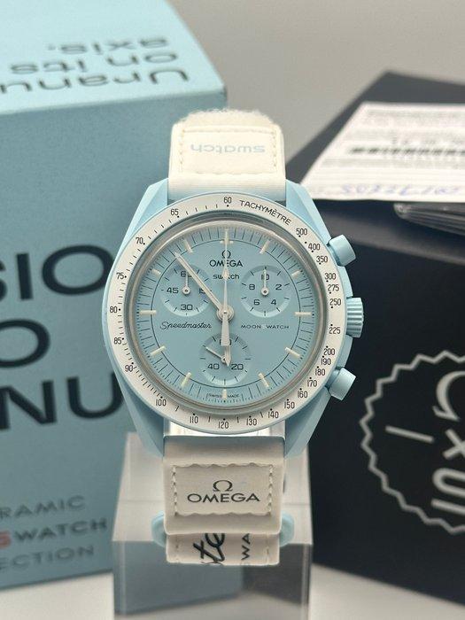 Omega x Swatch - MoonSwatch - Mission to Uranus - Zonder, Handtassen en Accessoires, Horloges | Heren