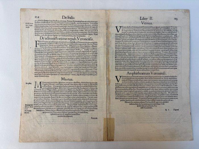 Zwitserland - Verona; Sebastian Münster - Theatrum Veronese, Boeken, Atlassen en Landkaarten