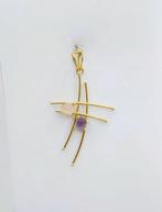 Pendentif en forme de croix - 19,2 carats Or jaune - 2.00ct.