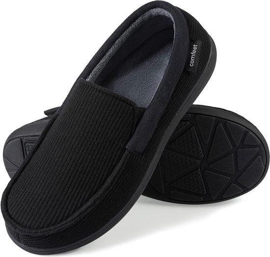 Tweedekans | Pantoffels Heren - Sloffen - Mocassins - Zwart, Kleding | Heren, Schoenen, Ophalen of Verzenden