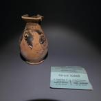 Oud-Grieks, Magna Graecia Aardewerk Oinochoe. 10,5 cm lang.