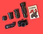 Canon A-1 + Motor Drive A + FD lenses: 1,4/50mm + 2,8/28mm +