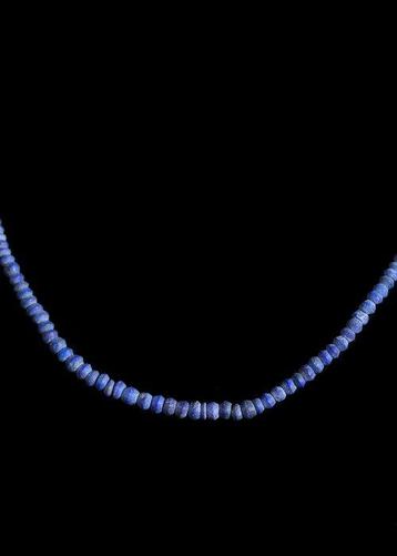 Asiático occidental Lapis Lazuli Collier de perles (Sans