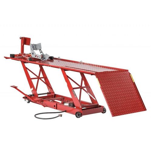 Heftafel motor pneumatisch en hydraulisch met inrijklem rood, Auto-onderdelen, Motor en Toebehoren, Ophalen of Verzenden