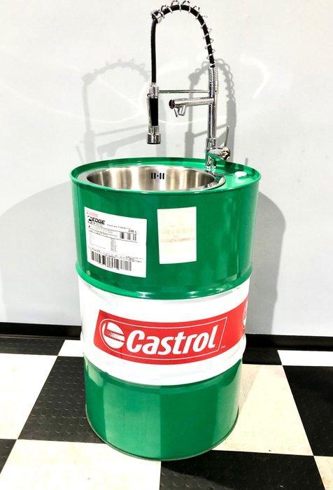 Bidon d’huile - Lavabo - CASTROL, Antiquités & Art, Curiosités & Brocante