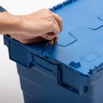 Distributiebak 600x400x516 mm Nestbaar Stapelbaar Blauw, Zakelijke goederen, Kantoor en Winkelinrichting | Magazijn, Stelling en Opslag