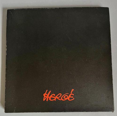 Hergé - 1 Enamelled plate - Tintin - Objectif Lune - Nous, Boeken, Stripverhalen