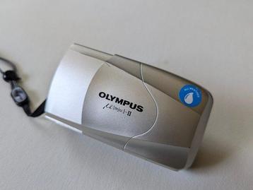 Olympus Mju II + original case | Appareil photo argentique beschikbaar voor biedingen