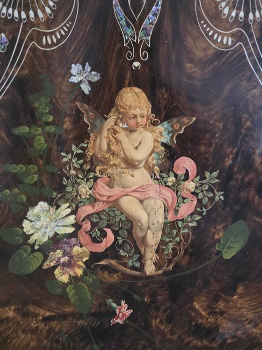 Wanddecoratie - Art Nouveau, met parelmoer en schilderijen -, Antiquités & Art, Art | Objets design