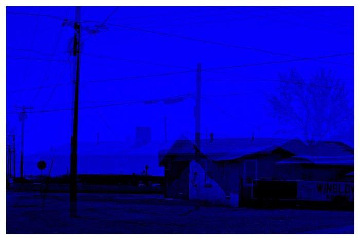 Roberto Cavalli (1971) - XXL - Visioni americane, in blu -, Antiek en Kunst, Kunst | Designobjecten