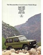 1979 MERCEDES BENZ G KLASSE BROCHURE ENGELS, Nieuw