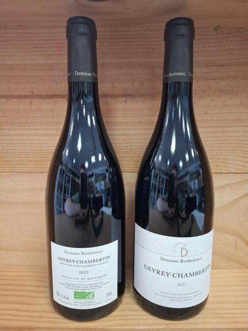 2022 Domaine Berthelemot - Gevrey Chambertin - 2 Bouteilles, Verzamelen, Wijnen