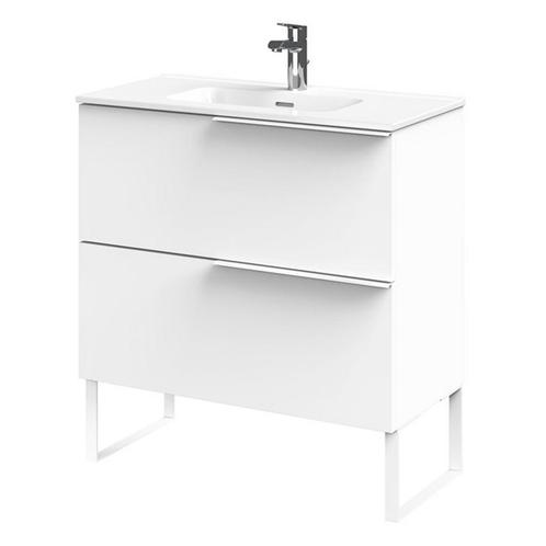 Tiger Pocket Meubelset 80 cm met 2 lades Wit incl Calpe, Doe-het-zelf en Bouw, Sanitair, Bad, Nieuw, Ophalen of Verzenden