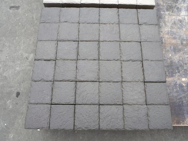 Veiling - 15,36 M2 Keramische Kasseistenen Bazalto 10x10x6,5, Tuin en Terras, Tegels en Klinkers