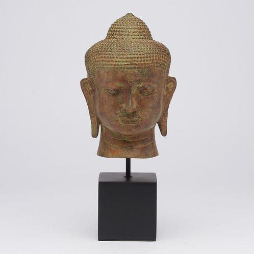 sculptuur, NO RESERVE PRICE - Sculpture Buddha Head - 30 cm, Antiek en Kunst, Kunst | Designobjecten