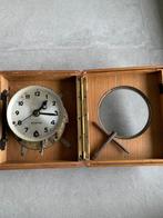 Klok - Benzing - Hout, Messing, Glas - 1950-1960, Antiek en Kunst, Antiek | Klokken