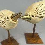 Ewa Budzowska - NO RESERVE - 2 birds - big - decorated by 24, Antiek en Kunst