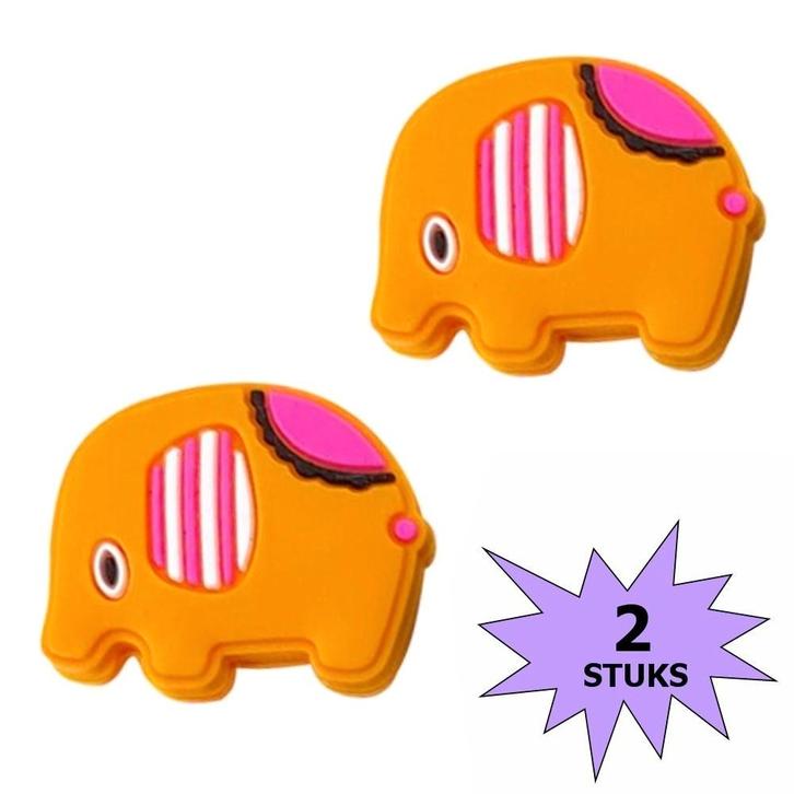 Fako Bijoux - Tennisdemper - Olifant - Oranje - 2 Stuks, Sport en Fitness, Tennis, Verzenden