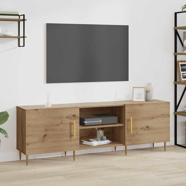 vidaXL TV Kast artisanaal eikenkleurig 150 x 30 x 50 cm, Huis en Inrichting, Kasten |Televisiemeubels, Nieuw, Verzenden