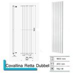 Designradiator Plieger Cavallino Retto Dubbel 1162 Watt, Ophalen of Verzenden, Nieuw, Overige typen