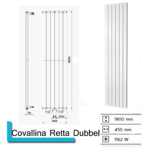 Designradiator Plieger Cavallino Retto Dubbel 1162 Watt, Doe-het-zelf en Bouw, Sanitair, Overige typen, Nieuw, Ophalen of Verzenden