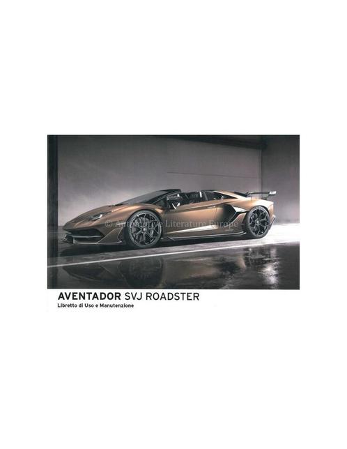 2020 LAMBORGHINI AVENTADOR SVJ ROADSTER INSTRUCTIEBOEKJE, Auto diversen, Handleidingen en Instructieboekjes