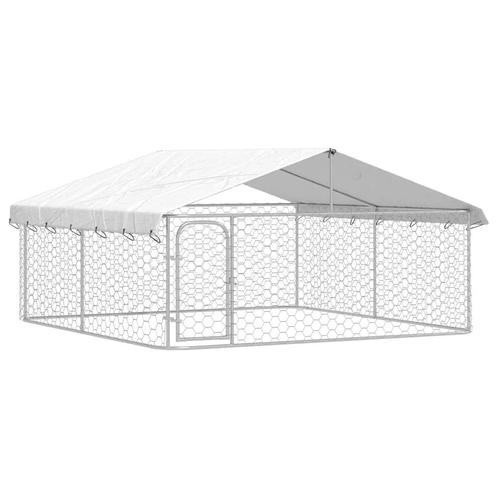 Hondenkennel Buitenspeelplaats | Retour Deal | 3x3m, Dieren en Toebehoren, Hondenbenches, Nieuw, Verzenden