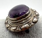Sans Prix de Réserve - Broche Argent Améthyste