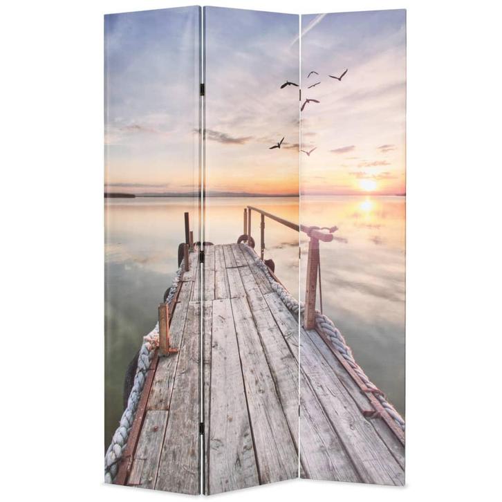 vidaXL Kamerscherm inklapbaar meer 120x170 cm, Huis en Inrichting, Woonaccessoires | Overige, Nieuw, Verzenden