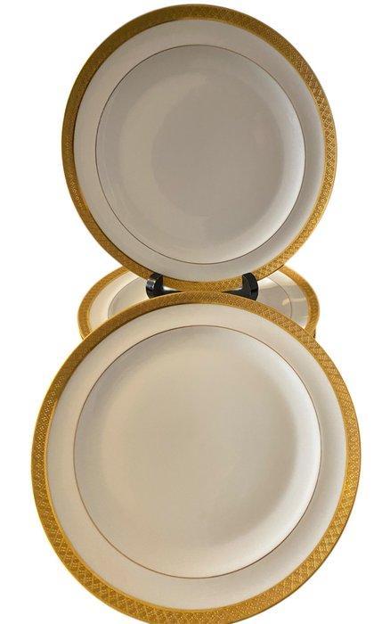 Limoges - Bord (8) - Goud, Porselein - Inlegwerk met verguld, Antiek en Kunst, Antiek | Meubels | Tafels