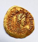 Byzantijnse Rijk. Anastasius I (491-518 n.Chr.). Tremissis, Timbres & Monnaies