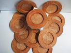 Schotel - Rattan, rotan - Een set van twaalf onderborden, Antiek en Kunst