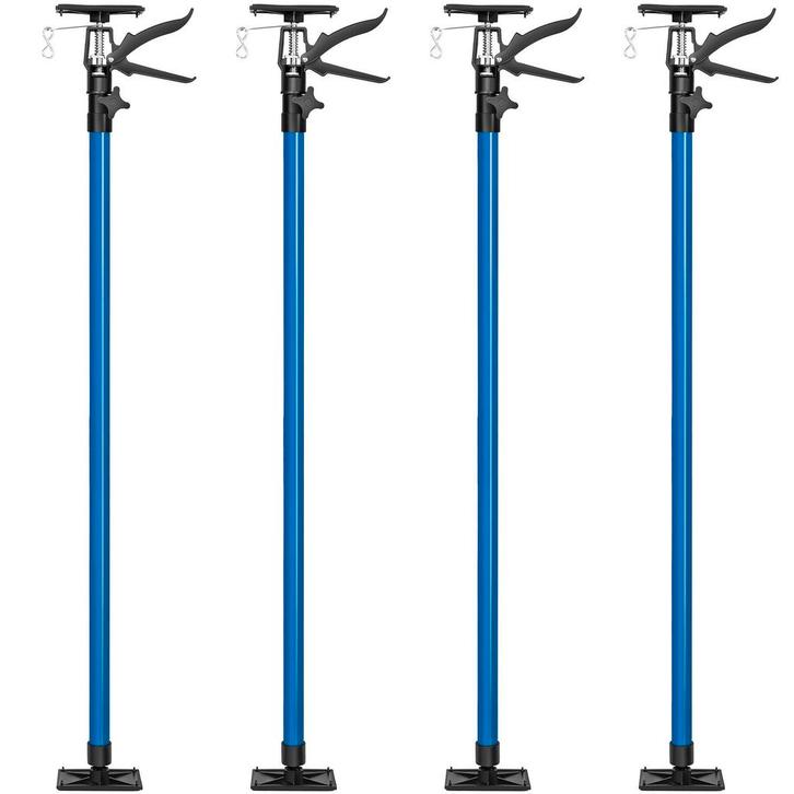 tectake 4 plafondsteunen 115-290cm - blauw, Doe-het-zelf en Bouw, Overige Doe-Het-Zelf en Bouw, Verzenden