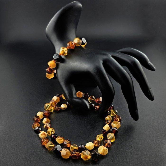 Authentiek BALTIC AMBER Set – Gemengde kleuren en, Handtassen en Accessoires, Antieke sieraden