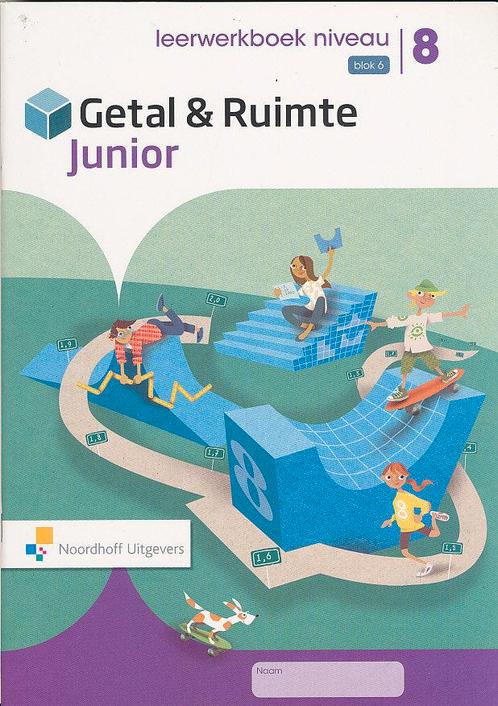 Getal en Ruimte Junior leerwerkboek NIVEAU blok 6 groep 8 (p, Livres, Livres scolaires, Envoi