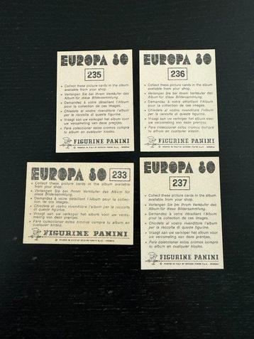 Panini Europa 80 Poland Full Team - 4 Sticker - Excellent beschikbaar voor biedingen