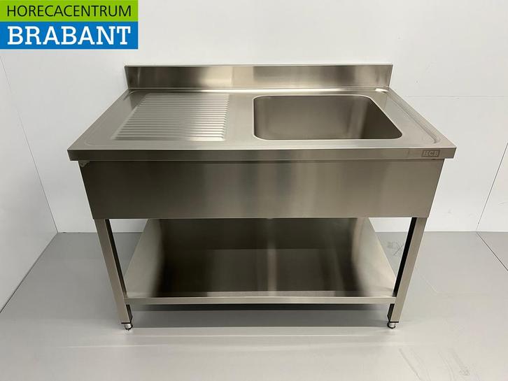 Evier en acier inoxydable 120 x 70 cm Horeca, Articles professionnels, Horeca | Autre, Envoi