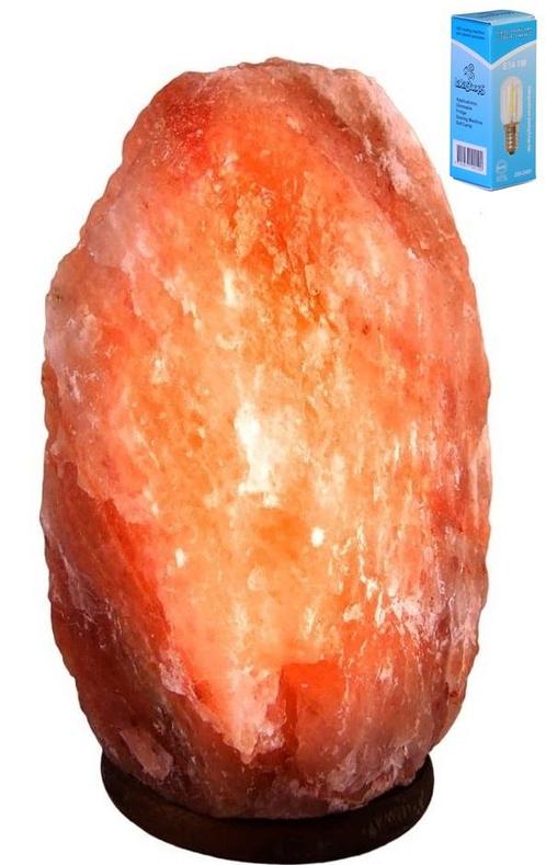 Zoutlamp GROOT XXL 15-19kg met LEDLAMP - Himalaya Zout 10..., Huis en Inrichting, Lampen | Tafellampen, Nieuw, Ophalen of Verzenden