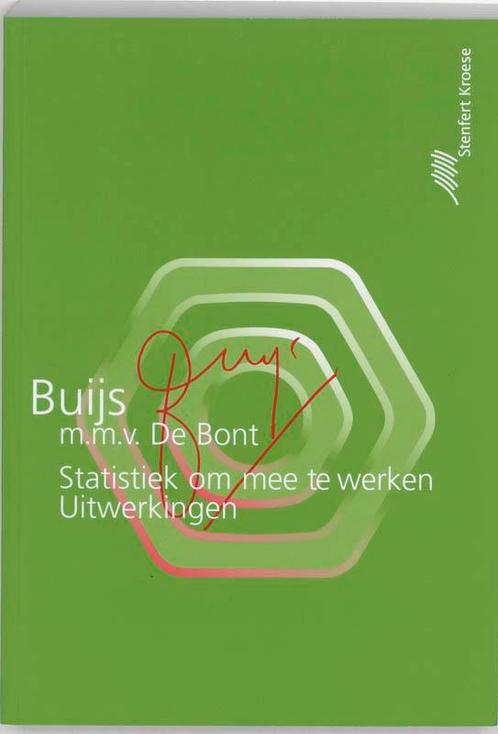 Statistiek om mee te werken uitwerkingen 9789020731880, Boeken, Schoolboeken, Zo goed als nieuw, Verzenden