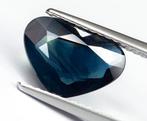Zonder Minimumprijs Saffier - 3.00 ct - Bellerophon Gemlab -, Handtassen en Accessoires, Edelstenen, Nieuw