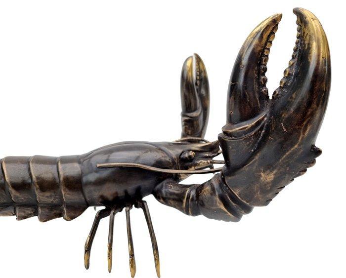 Beeldje - Lifelike Lobster - Brons, Antiek en Kunst, Kunst | Designobjecten
