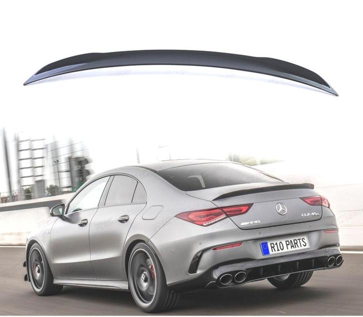 AILERON SPOILER MERCEDES CLA W118 20-24 AMG NOIR BRILLANT, Auto-onderdelen, Carrosserie, Verzenden