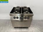 RVS Zanussi 4 Pits Fornuis met oven GAS Horeca, Ophalen of Verzenden, Nieuw in verpakking