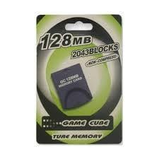 Memory Card 128MB Gamecube Zwart (Nieuw), Games en Spelcomputers, Spelcomputers | Nintendo GameCube, Nieuw, Ophalen of Verzenden